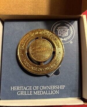 Cadillac Motor Car Division Heritage of Ownership Grille Medallion IV 1992-1994
